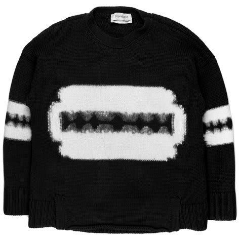 ysl razor|Yves Saint Laurent Razor Blade Sweater .